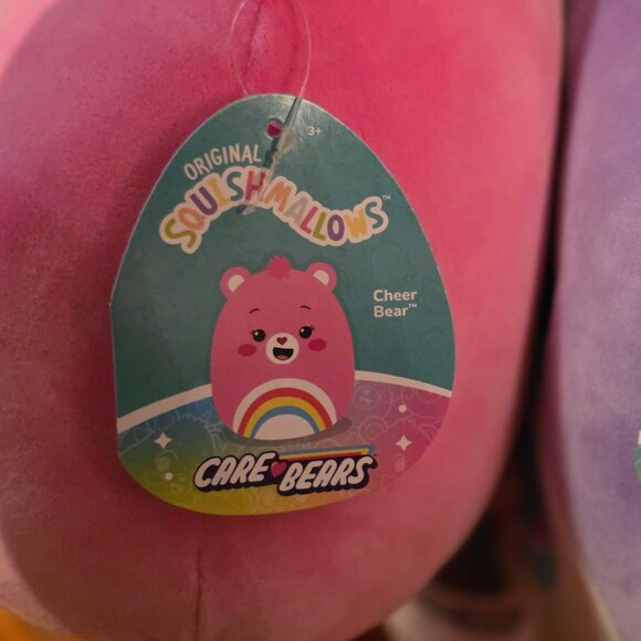 Care Bears Squishmallow - Share Bear, Cheer Bear, Grumpy Bear, and Funshine Bear - Picture 4 of 16